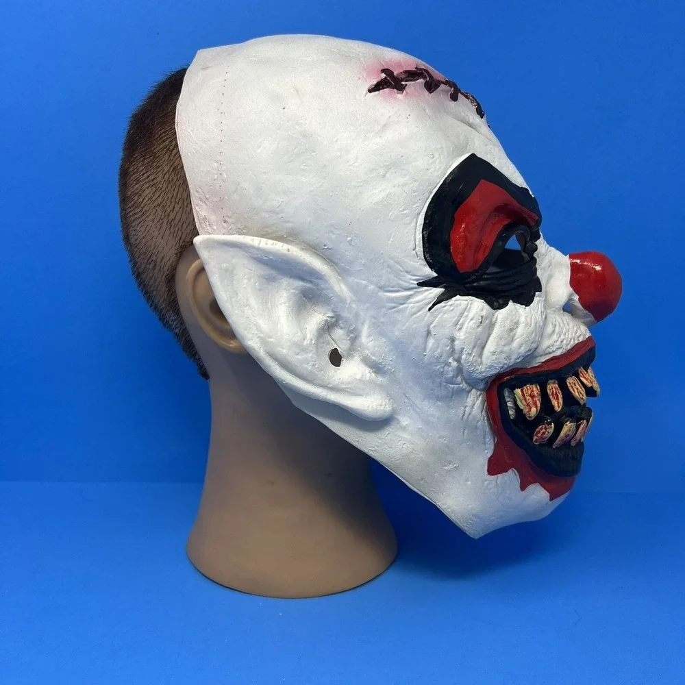 Halloween Mask Scary Clown Costume Party Cosplay Psycho Evil Latex Mask